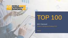 MiM program at ESC Clermont ranks in the top 100 QS World University Rankings by Program