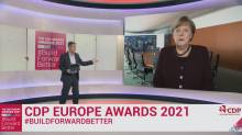 Merkel calls for 'fundamental rethink' at CDP Europe Awards 2021