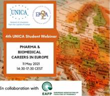 The network of universities from the capitals of Europe (UNICA), jointly EAFP (European Association of Pharmaceutical Faculties) and ESPA organize a student webinar.
