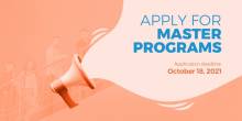 Process of enrollment at all Master of Science and Professional Masters programs for 2021-2022 Academic Year