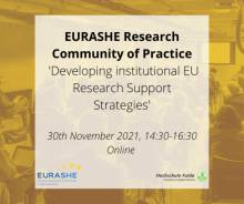 EURASHE Research Community of Practice: Developing institutional EU Research Support Strategies